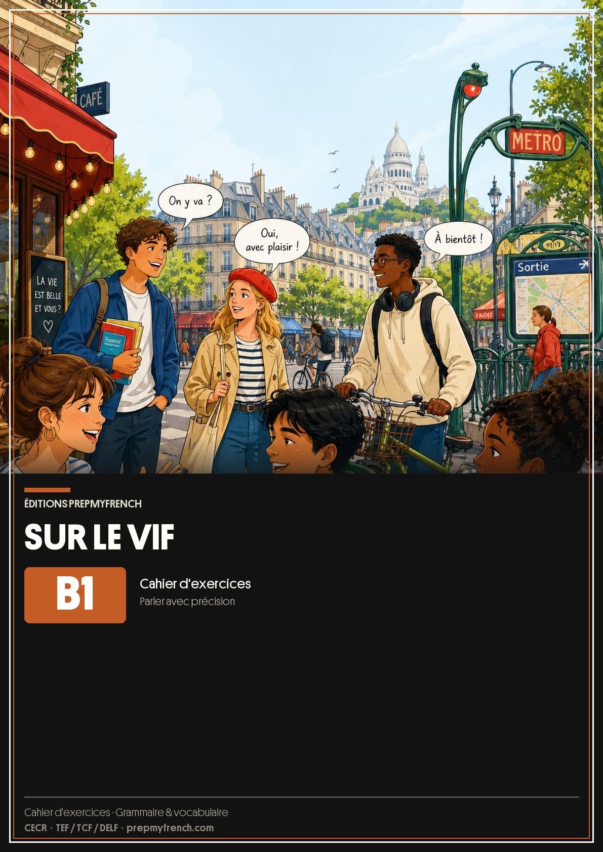 Sur le vif B1 cover