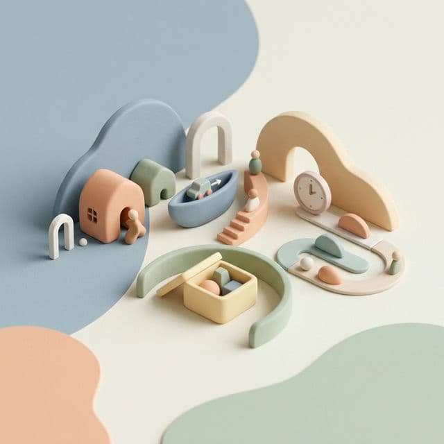 Nano Banana Cover for Les Prépositions de Lieu & Temps: À, En, Dans, Chez