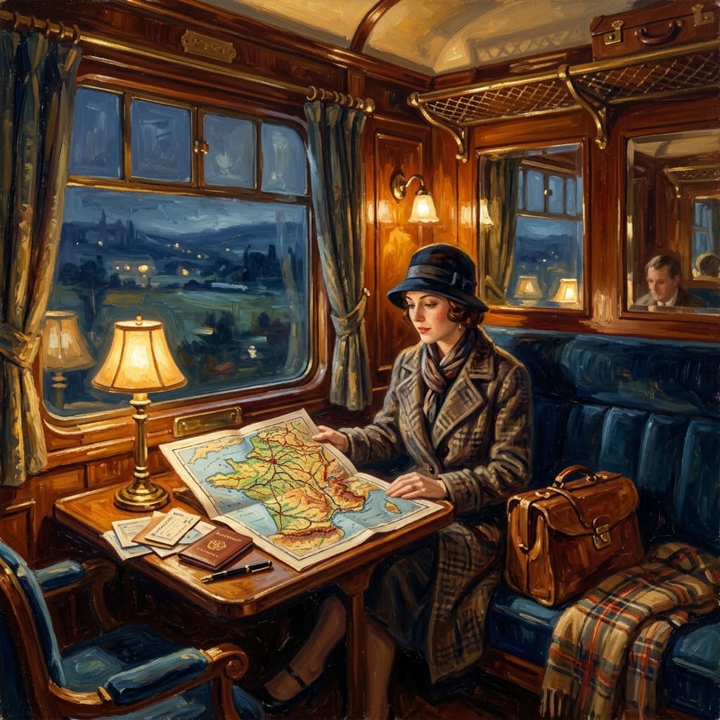 Vintage French Art Concept (vintage_french_train_1782242812386.png)